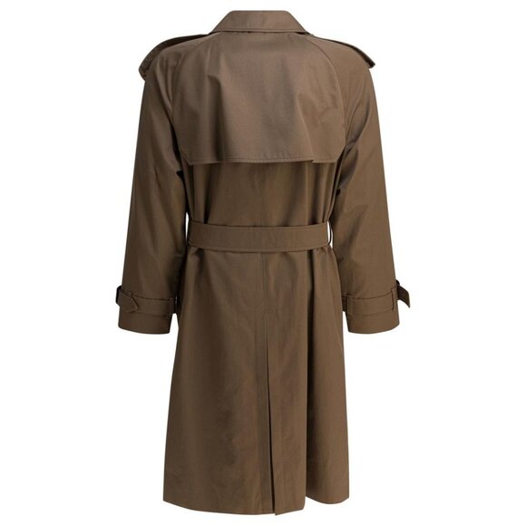 Burberry Long Gabardine Trench Coat Tag Size 52 Men - Picture 2 of 4